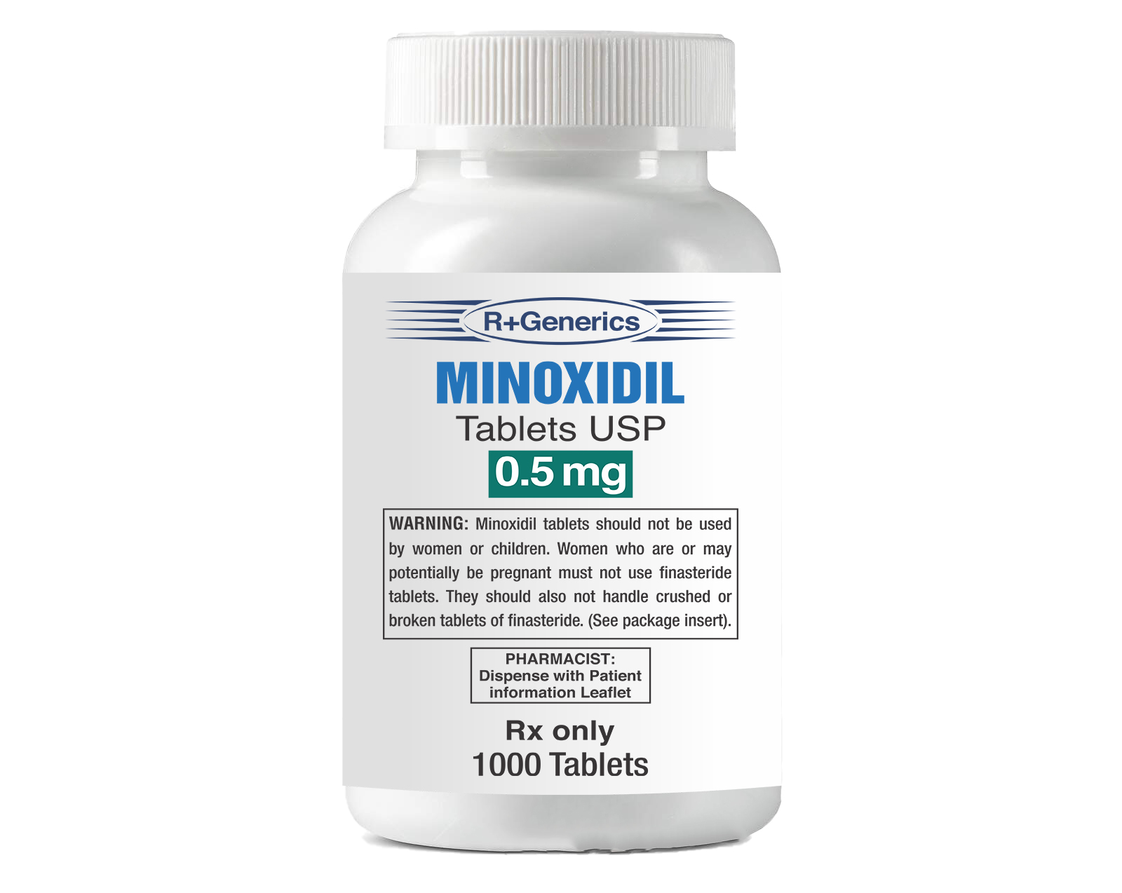 5mg Minoxidil USP Tables 1000cts/Bottle –